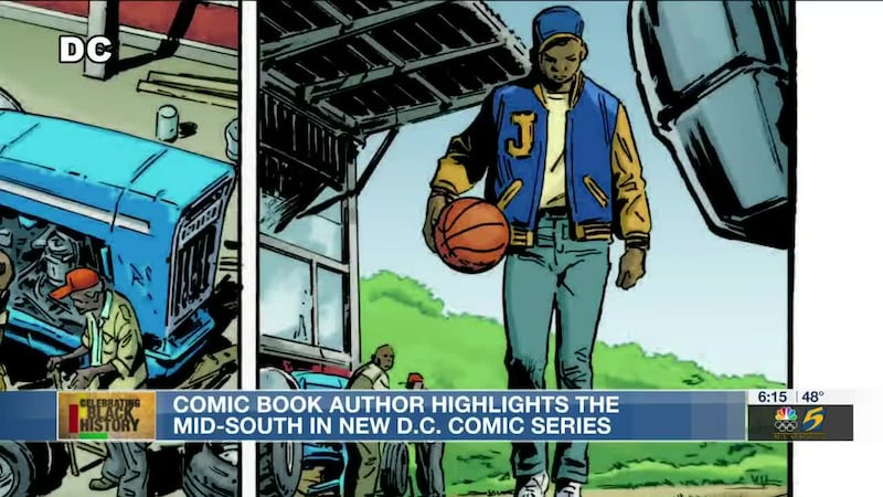 Mid-South featured in comic book