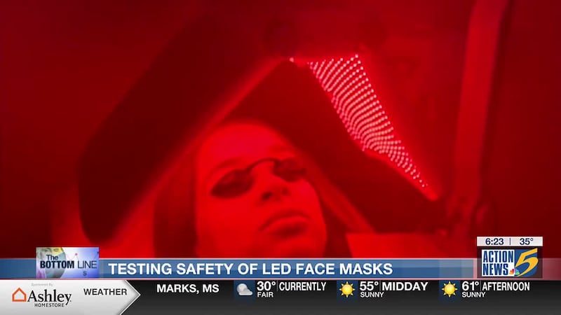 Bottom Line: Testing safety of led face masks