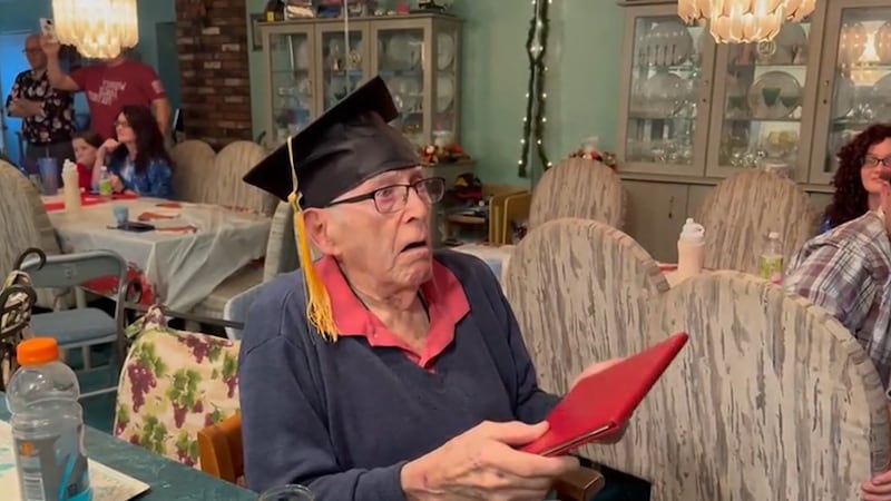 Arthur Masterson, 96, received his high school diploma as a present for Christmas. The World...