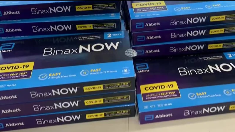At-home COVID rapid tests - BinaxNOW
