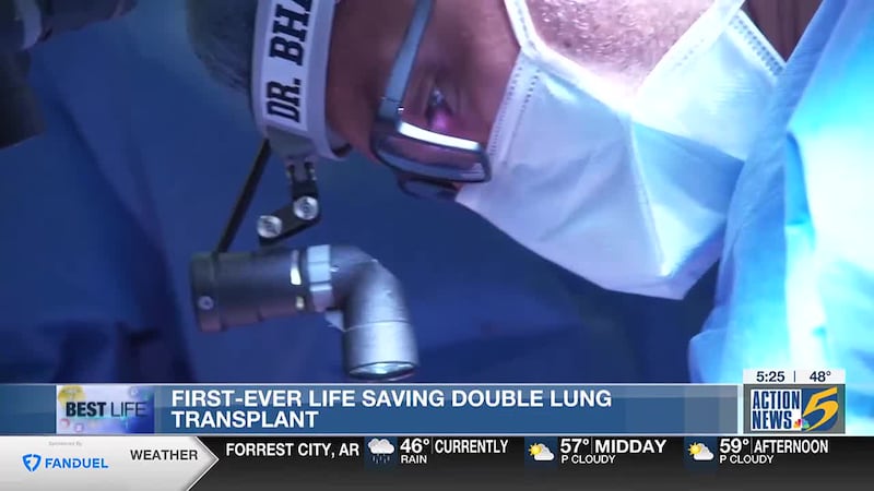 Best Life: First-ever life-saving double lung transplant