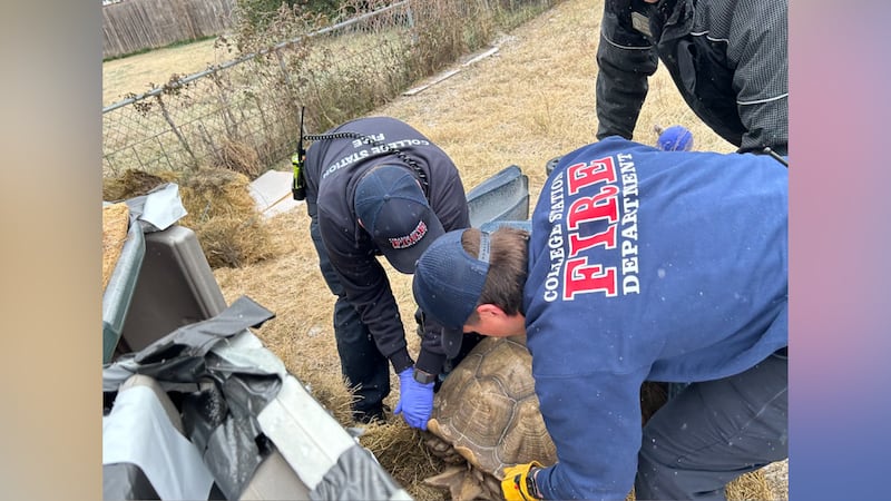 The College Station Fire Department went above and beyond helping a homeowner with their pet...