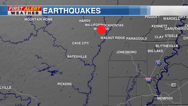 3.1 earthquake felt at Missouri-Arkansas border