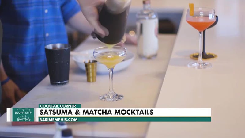 Satsuma & Matcha Cocktails