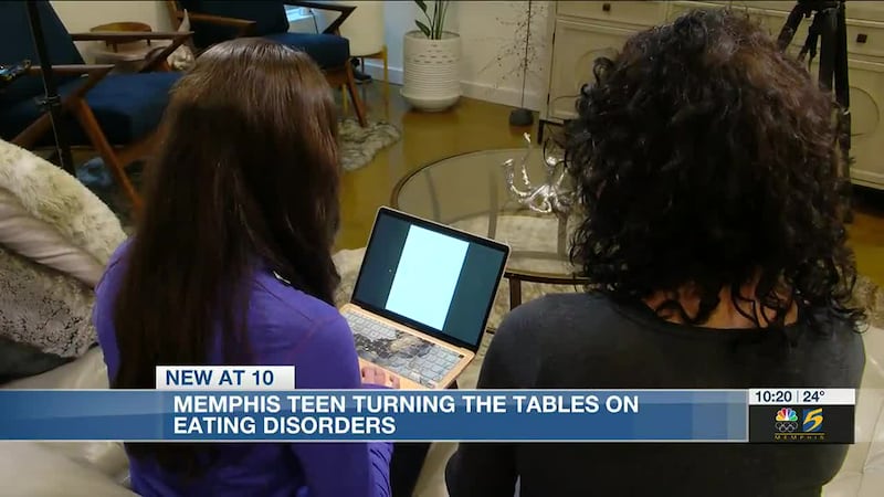 Memphis teen turning the tables on eating disorders