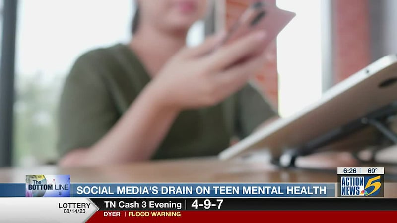 Bottom Line: Social media’s drain on teen mental health