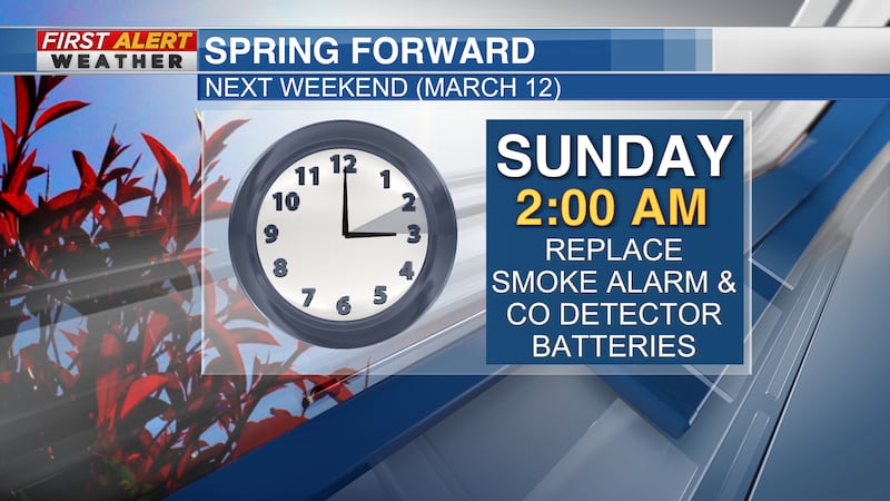At 2 a.m. Sunday, March 12, you will need to set your clocks forward one hour to 3 a.m.,...