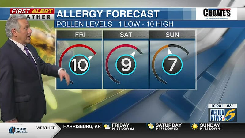 Allergy Forecast - April 13