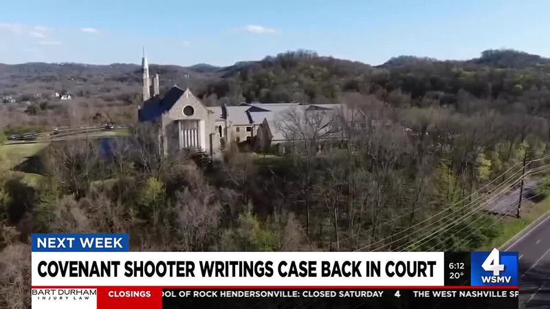 The case surrounding The Covenant School shooter’s writings will be back in court next Friday.