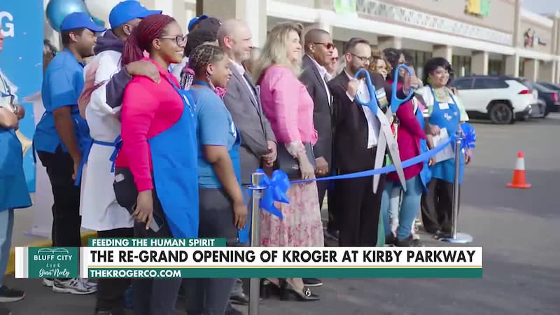 The Re-Grand Opening Of Kroger At Kirby Parkway