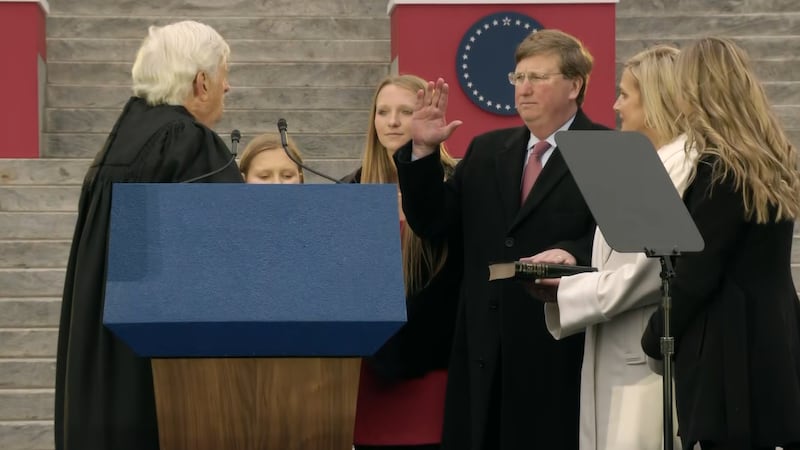 Governor takes oath of office promising big, bold reforms for a better Mississippi
