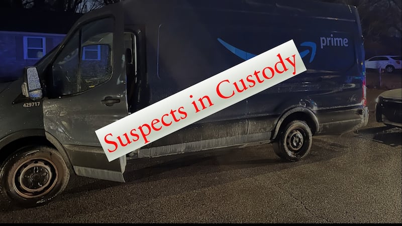 The Amazon van was stolen from Tinder Oaks Lane East in Collierville.