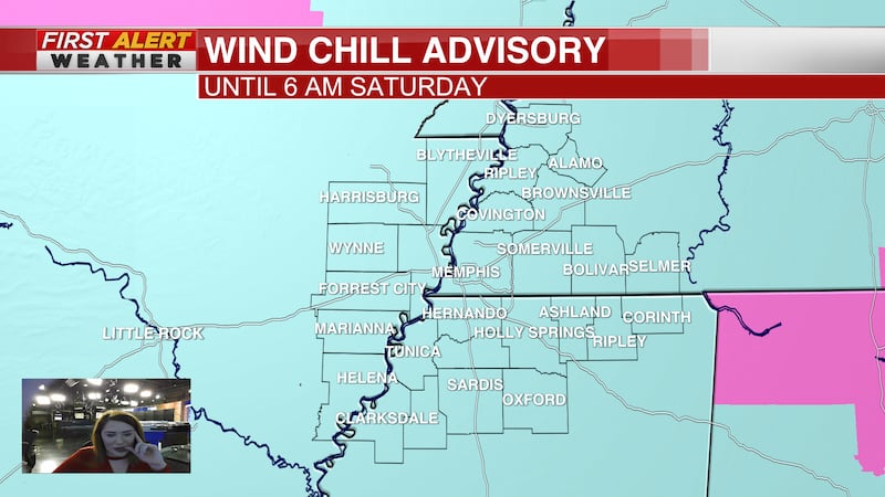 Wind Chill Advisory until 6 AM Saturday