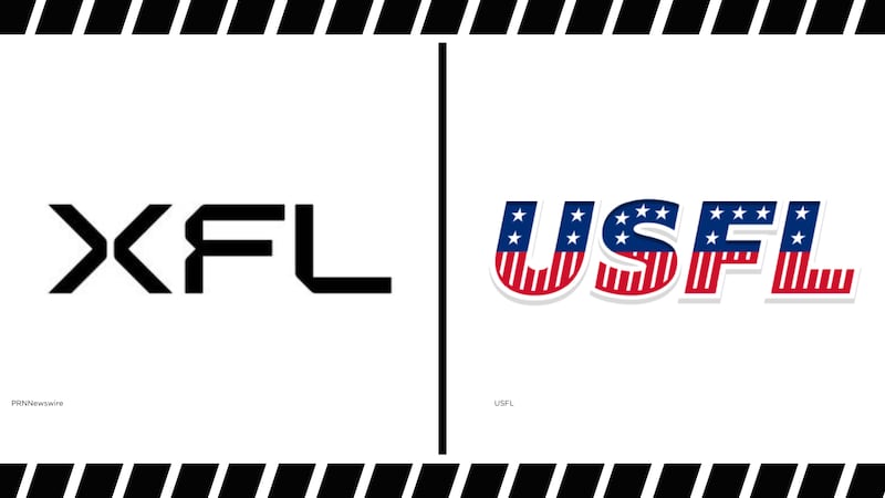 XFL USFL Logos