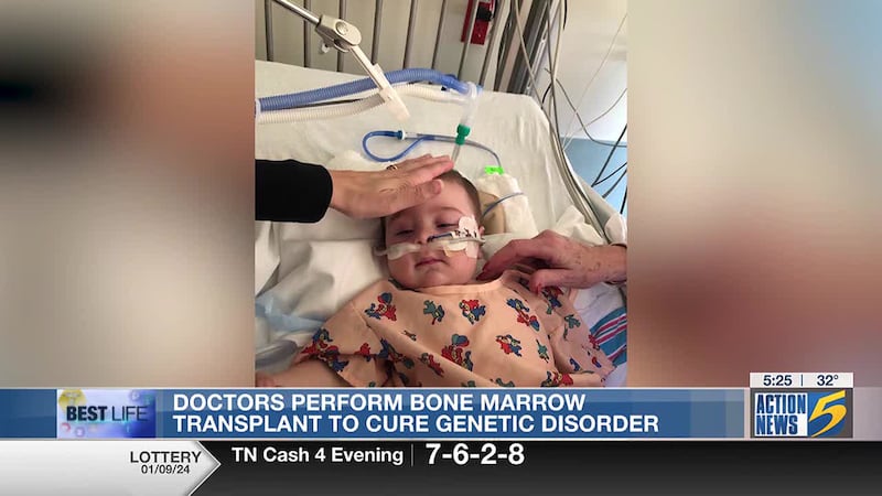 Best Life: Doctors perform bone marrow transplant to cure genetic disorder