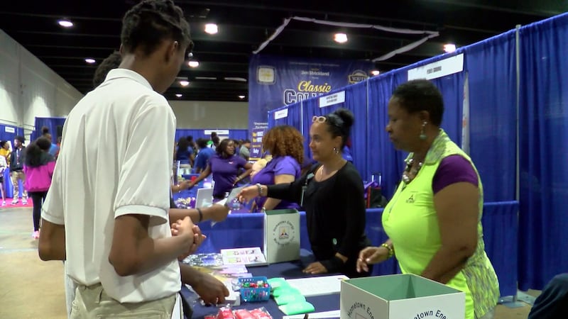 Vendors at the Classic Career Fair