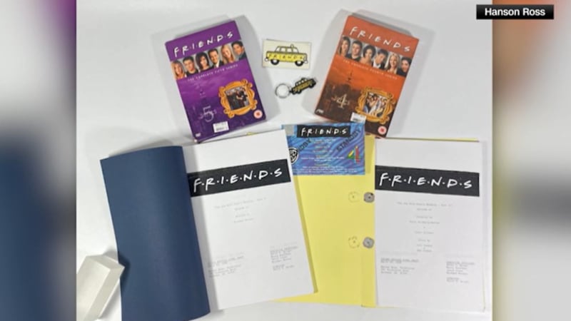 A pair of "Friends" scripts found years ago in the trash are now up for auction.
