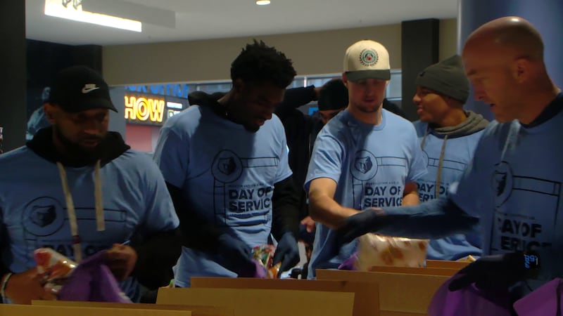 2024 MLK Day of Service with the Memphis Grizzlies, FedEx, and local students